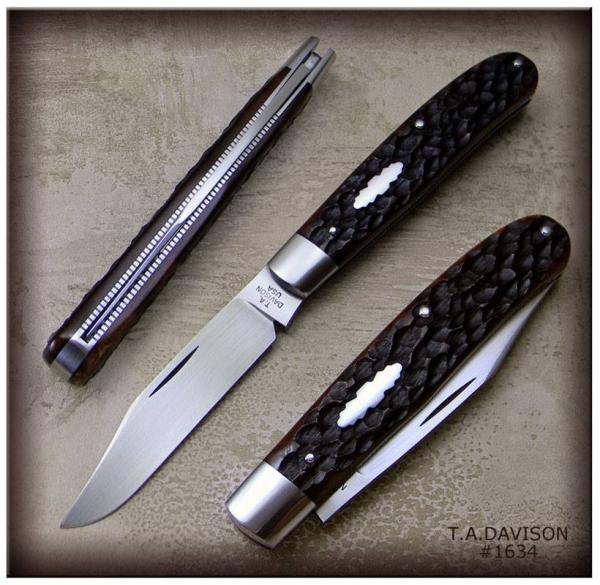 Todd Davison Custom Camel Jig Bone Folder.   #1634