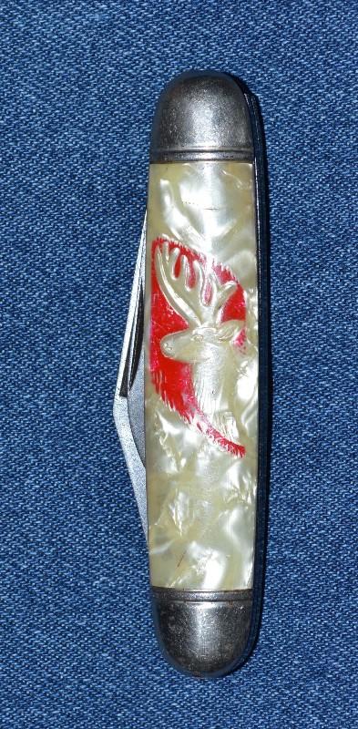 Imperial "Kameo Karved" D-400 Serrated Jack Knife