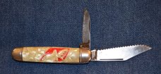 Imperial "Kameo Karved" D-400 Serrated Jack Knife