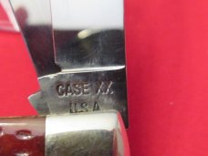  CASE XX Red Bone Handle Trapper Pattern # 6254  USA 1965 to 1969