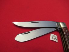  CASE XX Red Bone Handle Trapper Pattern # 6254  USA 1965 to 1969