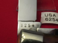  CASE XX Red Bone Handle Trapper Pattern # 6254  USA 1965 to 1969