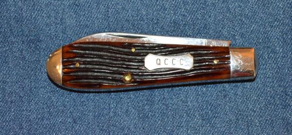 Queen QCCC Series 3 3/4" Teardrop 06 pattern - Amber Bone