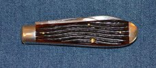 Queen QCCC Series 3 3/4" Teardrop 06 pattern - Amber Bone
