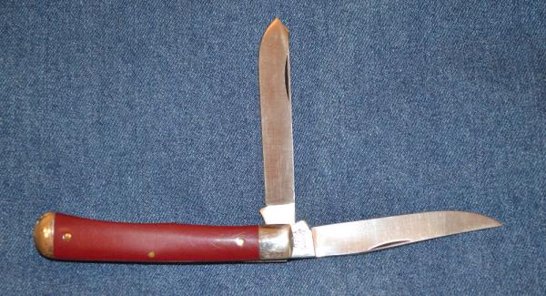 Queen City Trapper 19 pattern - 4 1/8" Black Cherry Smooth Delrin 2009