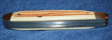 Queen #10 Heavy Jack - Winterbottom Delrin "Burnt Orange" Handles - INV#22