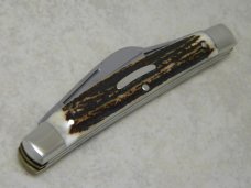 Kissing Crane Robt Klaas Solingen Germany Stag "Reproduction Circa 1897" No. 9 Large Congress Knife