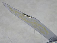 Fight'n Rooster Germany Stag "TBKC - Truck Builders Knife Club" 2 Blade Toothpick Knife c.1991
