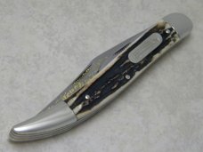 Fight'n Rooster Germany Stag "TBKC - Truck Builders Knife Club" 2 Blade Toothpick Knife c.1991
