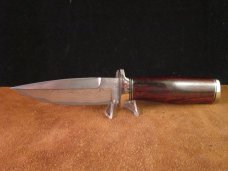SOLD Model 3816 Browning Double Edged Damascus Hunter- Hattori Collectible #847 - 719