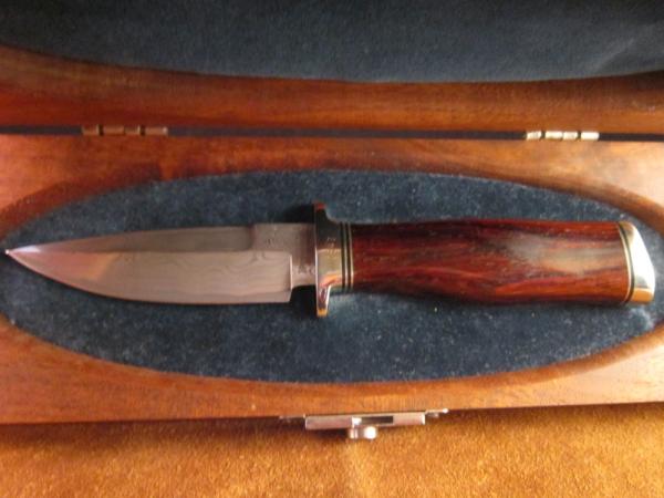 SOLD Model 3816 Browning Double Edged Damascus Hunter- Hattori Collectible #847 - 719