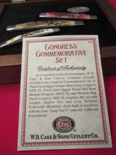 Case XX Congress Commemorative Set 