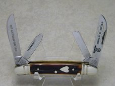 Bulldog Brand Solingen Germany quotIn Memory of Jim Parkerquot Red Stag Large Congress Knife c2004