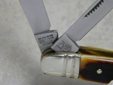 Bulldog Brand Solingen Germany "In Memory of Jim Parker" Red Stag Large Congress Knife c.2004