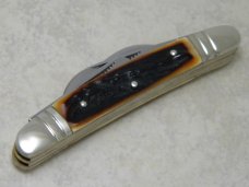 Bulldog Brand Solingen Germany "In Memory of Jim Parker" Red Stag Large Congress Knife c.2004