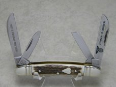 Bulldog Brand Solingen Germany quotIn Memory of Jim Parkerquot Stag Large Congress Knife c2006