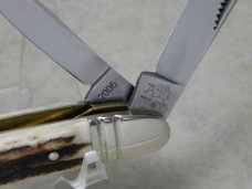 Bulldog Brand Solingen Germany "In Memory of Jim Parker" Stag Large Congress Knife c.2006