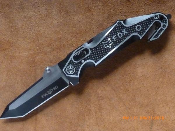 FOX FKMD ITALY TACTICAL 9" AUTO folding knife FOX FKMD ITALY TACTICAL 9" AUTO folding knife