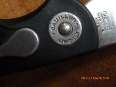 VINTAGE CAMILLUS LEV-R-LOCK NEW YORK USA FOLDING KNIFE