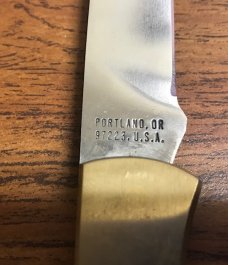 Vintage Gerber Portland Folding Knife 