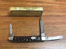 Vintage Schrade Walden Kno-Kav 805 3 Blade Folding Knife