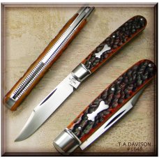 Todd Davison Custom Red Jig Bone Folder 1648