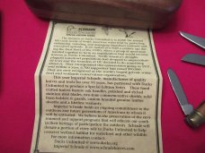 Schrade 2000 Ducks Unlimited Stockman  Serial # 3803 3803