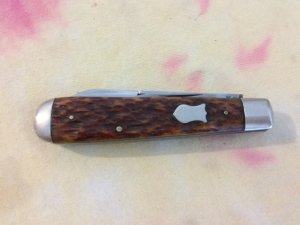 Wester Bros New York 2 blade jack Rogers Bone handles