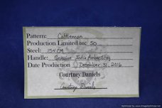 Tuna Valley Cutlery Amber Stag Cattleman Knife. #572