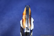 Tuna Valley Cutlery Amber Stag Cattleman Knife. #572