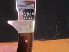 Vintage 70's Ka-Bar 1240 Drop-Point Hunter - NOS