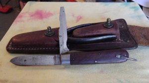TE 33 Lineman's Kit Scabbard, Utica Pliers and Electricians knife