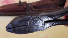 TE 33 Lineman's Kit  Scabbard, Utica Pliers and  Electricians knife
