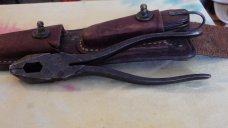 TE 33 Lineman's Kit  Scabbard, Utica Pliers and  Electricians knife