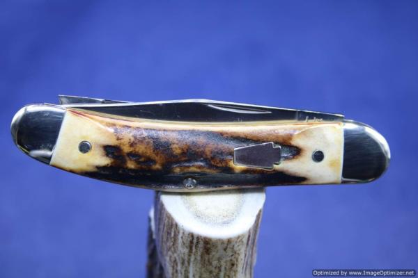 Schatt & Morgan #60 Two Blade Stag Sowbelly, Short Run 1 of 50 #462