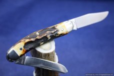 Schatt & Morgan #60 Two Blade Stag Sowbelly, Short Run 1 of 50 #462