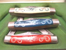 Service Series Knife Set 1775 - 1975 Army, Navy, Marines 