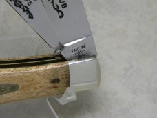 Case XX SS USA 5 Dot (1985) Curly Maple 7254 SS "1986 Fort Myers Knife Club" Trapper Knife