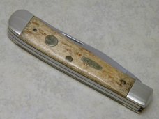 Case XX SS USA 5 Dot (1985) Curly Maple 7254 SS "1986 Fort Myers Knife Club" Trapper Knife