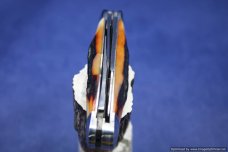 Tuna Valley Cutlery Amber Stag Cattleman Knife.  #573