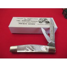 FightN Rooster Pearl Handle 2 Blade Congress Warncliff