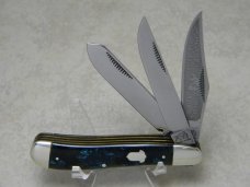 Bulldog Brand Solingen, Germany Prototype 5 Acorn Shield English Steel 3-Blade Trapper Knife