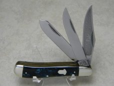 Bulldog Brand Solingen Germany Prototype 5 Acorn Shield English Steel 3-Blade Trapper Knife