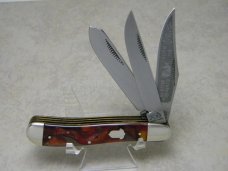 Bulldog Brand Solingen Germany Prototype 7 Acorn Shield English Steel 3-Blade Trapper Knife