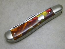 Bulldog Brand Solingen, Germany Prototype 9 Acorn Shield English Steel 3-Blade Trapper Knife