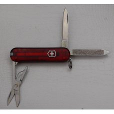 Victorinox with Smooth Red Synthetic Translucent Covers In Excellent Condition (817)