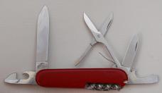Victorinox with Smooth Red Synthetic Covers In Excellent Condition (822)