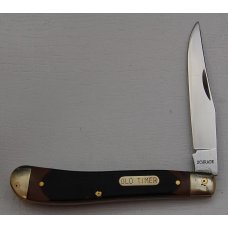 Schrade with Brown Sawcut Synthetic Covers In Very Good Condition (825)