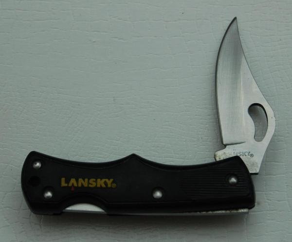 Lansky with Smooth Black Synthetic Covers In Excellent Condition (870)