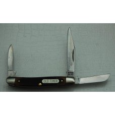 Schrade with Brown Sawcut Synthetic Covers In Excellent Condition 876